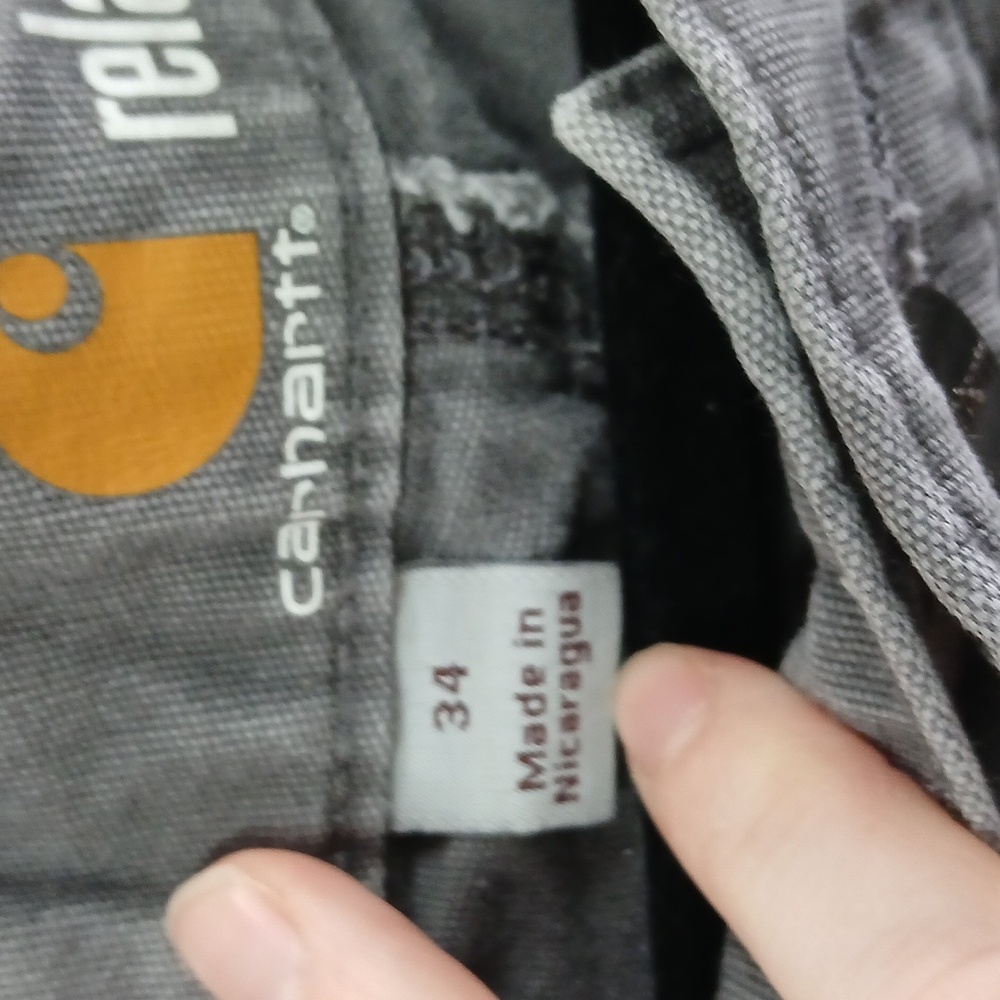 Carhartt Relaxed Fit Grey Shorts Size 34" - Picture 4 of 7